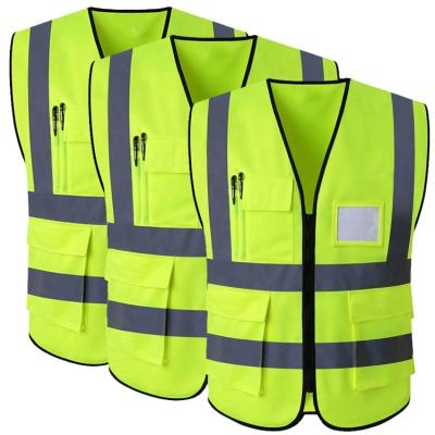 China High Visibility Hi Vis Work Safety Reflective Clothing High Visibility Vest Safety Vest Jacket Personal Construction Tape for sale