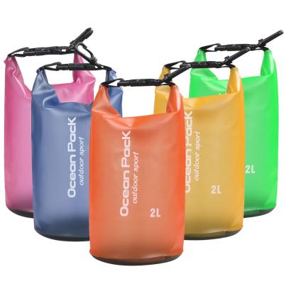 China 2L 5L 10L 15L 20L Outdoor Sports Waterproof Transparent Ocean Pack Backpack for sale