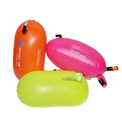 China Camping Hiking Outdoor Sports 3 Color Waist Waterproof Dry Pack Rafting Buoy Inflatable Swimming Bags for sale