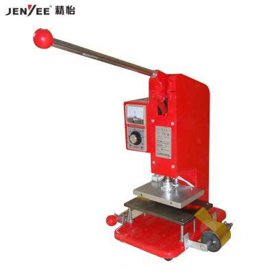 China Garment Shops JY-LZ150 Manual Small Embossing Machine For Paper And Other Gold Foil Surfaces, Indentation, Branding. for sale