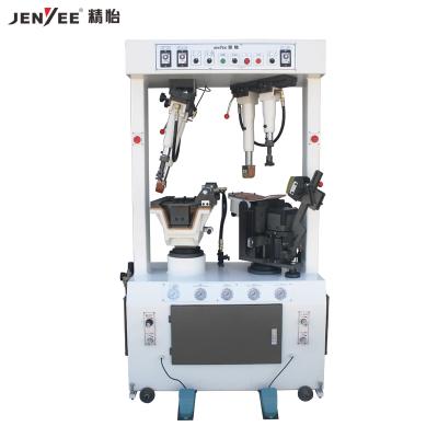 China JY-983 Automatic Universal Mixed Type High Quality Automatic Sole Mixed Type Universal Sole Strapping Machine Sole Pressing Machine for sale