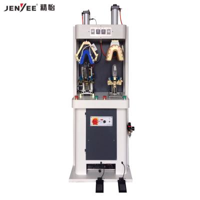 China JY-862 Factory Double Station Shoe Backpart Blow Hot Molding Shoes Setting Forming Machine for sale