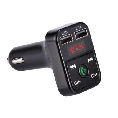 China Dual USB Car Mobile Phone Charger BT5.0 FM Transmitter Car Phone Mp3 Audio Kits Fast Fast Free Charger 3.1A Player for sale