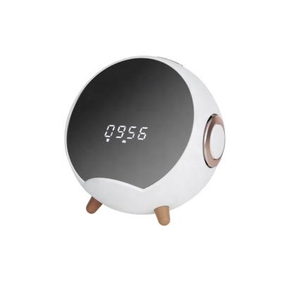 China EZCast Radio Smart Home Phone Small Speaker Support AI Smart Speaker Support TF Card Charging U Disk With Clock Alarm Clock for sale