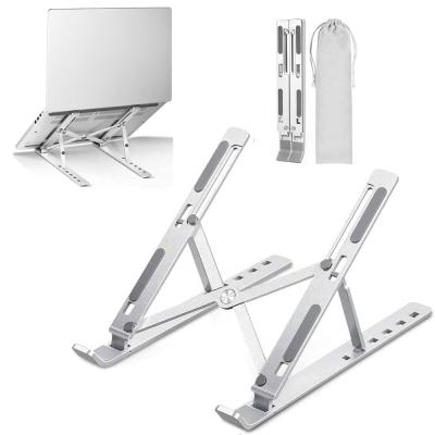 China Foldable Laptop Stand Laptop (Height) Aluminum Alloy Computer Notebook Stand Adjustable Height Adjustable Stand for sale