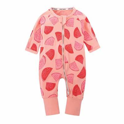 China Spandex/Cotton Baby Romper Newborn Baby Boy Clothes Girls Clothing Heart Print Rompers Jumpsuit for sale