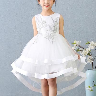 China 2021 Breathable New Princess Girl Dress Girls Clothes Baby Fashion Bridesmaid Dress for sale