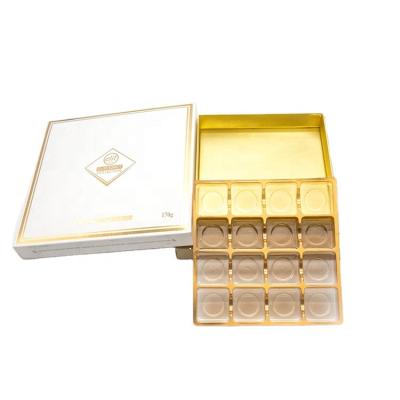 China Recyclable Custom Logo Luxury Recyclable Chocolate Box Packaging With UV Coating & Varnishing Embossing Accept for sale