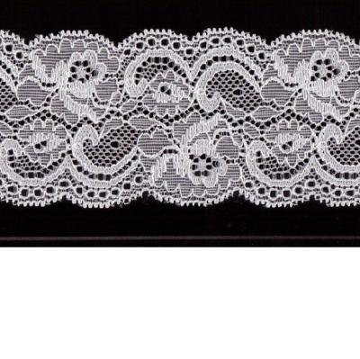 China Accessory items for lingerie sexy lingerie underwear lace trim fabric elastic french lace trimming hollow out embroidery border white trimming lace for sale