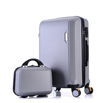 China ABS Make Up Bag ABS Trolley Luggage Stock 3pcs/set Fast Shipping Ready Suitcase Luggage for sale