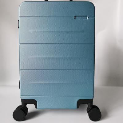 China Aluminum Trolley Suitcase Trolley Luggage Soft Handle Bags Soft ABS Modern Customized Colors Customized Luggaga for sale