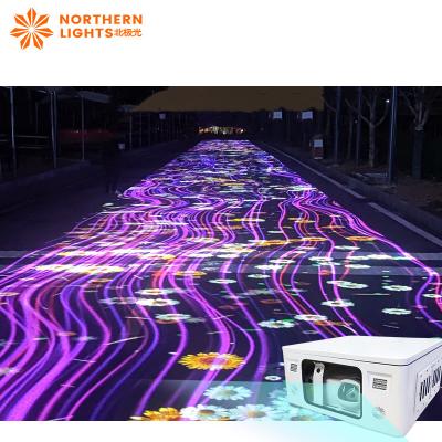 China Visual Projection Outdoor Floor Mapping Projector Room Floor Magic Projector for sale