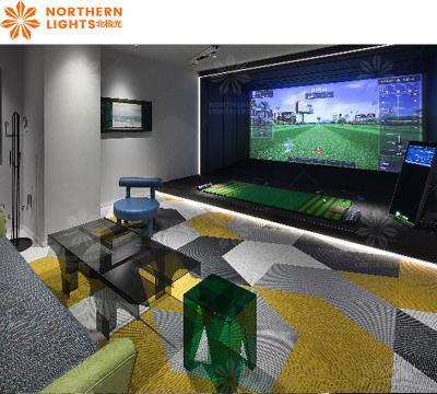 China Indoor-Golf-Simulator Golf-Training-Hilfen Smart Golf-Spielsimulator für Unterhaltung zu verkaufen