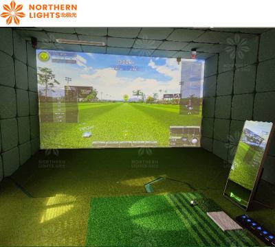 중국 적외선 골프 시뮬레이터 스마트 타기 골프 훈련 보조 Indoor Range Ar 골프 게임 판매용