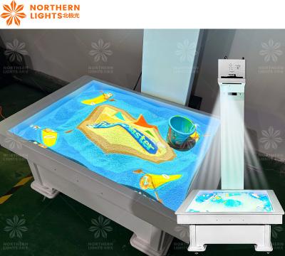 China Interactive Magic Sandbox Game System Ar Sand Table Interactive Projection for sale