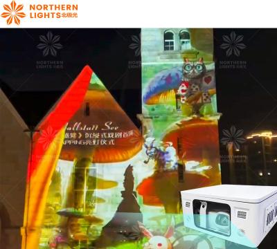 China Outdoor 3d Projection Mapping With Video Screen On Wall Decorate Building House for sale