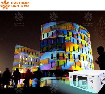 China Hd 3d Indoor Large Floor Interactive Projector For Outdoor Wall Construction for sale