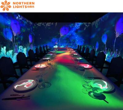 China 3d Holographic Display Wedding Projection System Interactive Wall Floor Projector for sale