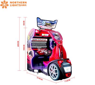 China Amusement Simulator Racing Machine Game Center Simulator Metal Racing Car Machine for sale