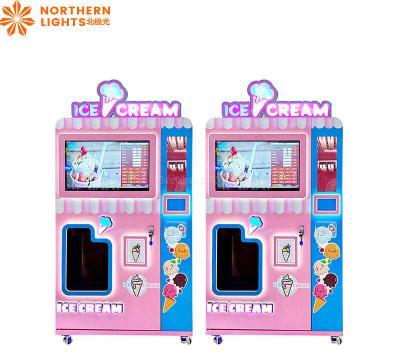 China 24-Hour Self-Service Smart Fully Automatic Ice Cream Maker Vending Machine for sale