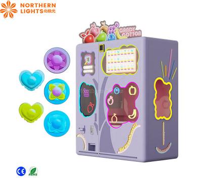 China Latest Smartest Fully Automated Remote Control Kids Automatic Cotton Candy Machine for sale