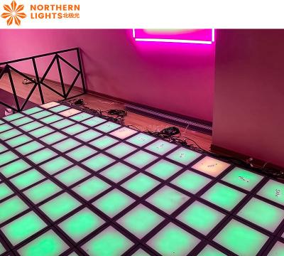 China New Item Rgb Led China Interactive Activate Game Led Dance Floor Sensitive Floor for sale