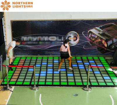 China Activate Game Interactive Led Dance Floor For Parent-Child Team Games for sale