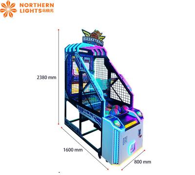 China Deluxe Screen Basketball Machine Coin Operated Arcade Basketball Game for sale