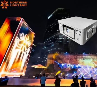 China Large Outdoor 3d Mapping Building Projection Show Hologram 3d Projector Video Machine for sale