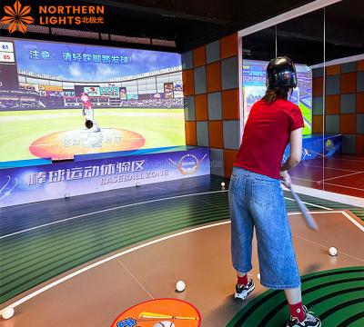 China Augmented Reality Interactive Sports Ar Indoor Simulator Baseball Pitching Amusement Game for sale