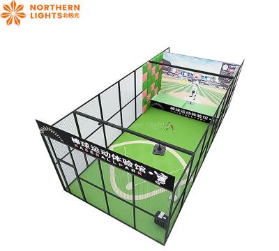 China Indoor Virtual Reality Sports Ar Projection Smart Baseball Simulator Baseball Simulatie Te koop