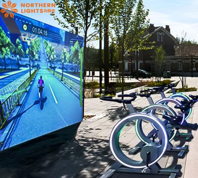 China Dynamic Bicycle Indoor Outdoor Park Playground Exercise Ar Interactive Sports Game for sale