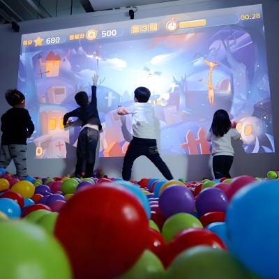 China Integrated Smashing Ball Peojection Games Interactive Wall Projection for sale