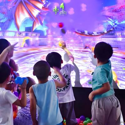 China Small Business Game Center Interactive Wall Projector 3d Projection Software for sale