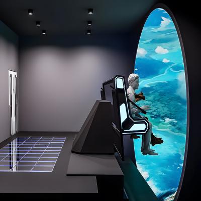 China Amusement Park Naked Eye Cinema 360 Degree Immersive Experience Flying Dome Theater for sale