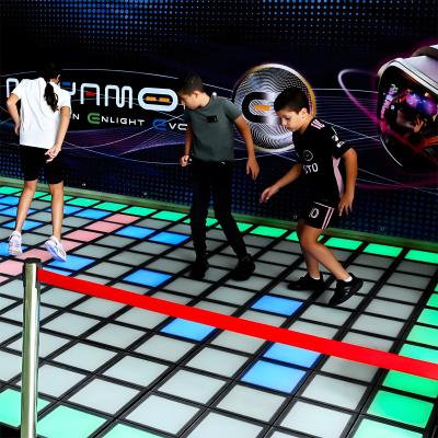 China Northern Lights Game Room Super Grid By Activate Lava Game LED Floor for sale