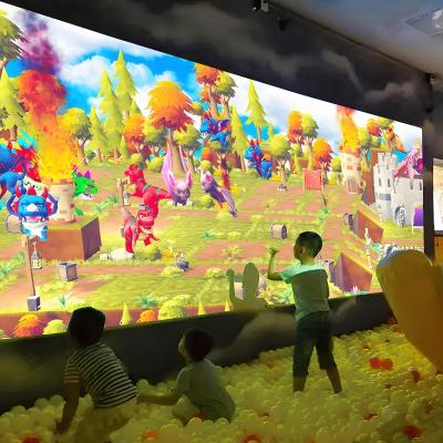 China Indoor Smashing Ball Interactive Wall Projector For Kid'S Amusement Park for sale