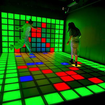 China 250V LED Dance Floor Tile Interactive Game Super Grid 2 Year Warranty for sale