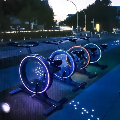 China Custom Multi Player Outdoor Exercise Interact Bicycle Interactive Projection for sale