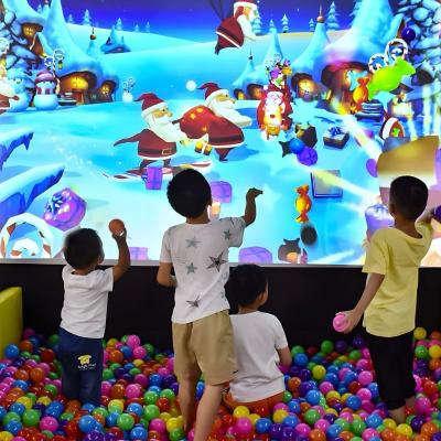 China Ocean Ball Pool Interactive Wall Projection Game Interactive Wall Projection for sale