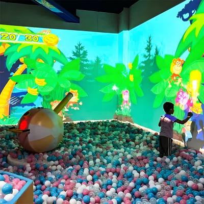 China Unterhaltung 3d Interaktive Indoor Spiele Projektor Projektion Kinder entwickeln Interesse am Zerquetschen von Kugeln zu verkaufen