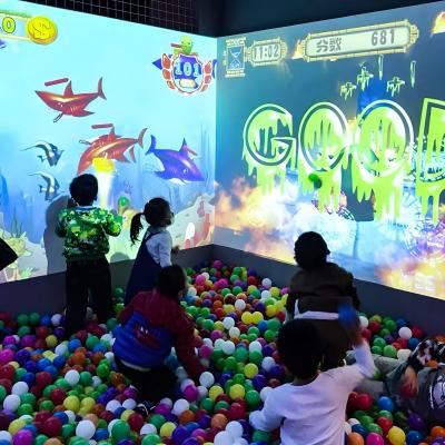 China Vergnügungspark Projektion Wand-Spiel System Interaktives Schlagen der Wand Ball Kinderspiel zu verkaufen