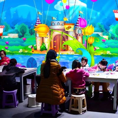 China AR Alive Drawing Indoor Playground Sketch Wall Projection System Game for sale