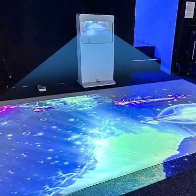 China Portable Digital Light 3d Projection Mapping Mobile Interactive Floor Projector for sale