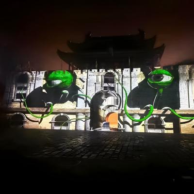 China Hd 3d Indoor Large Floor Interactive Projector For Outdoor Wall Construction for sale