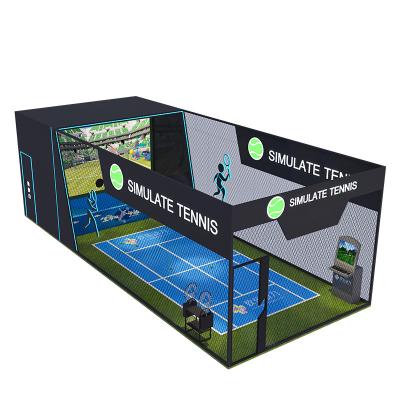 China Ar Smart Tennis Simulation Mix Reality Sports Interactive Indoor Tennis With Screen for sale
