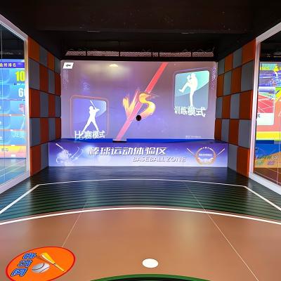 China Immersive Interactive Sports AR Indoor Amusement Game Machine Ar Baseball Simulator for sale