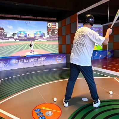 China Indoor Virtual Reality Sports Ar Projection Smart Baseball Simulator Baseball Simulation for sale