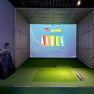 China Golf Simulator Indoor Golf Screen Interactive Projection Ar Golf Sport Simulator for sale
