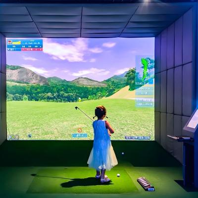China Colorful Park Indoor Game Machine Golf Training Vr Game Machine Golf Balls for sale